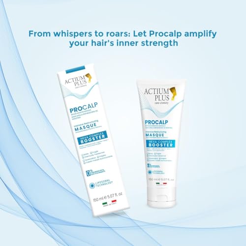 Image of Procalp Keratin Repair Shampoo and Masque Combo | Strengthening, Hydrating & Smoothing Formula | Liposomal Technology | For Damaged, Frizzy, Heat-Styled & Chemically Treated Hair | Suitable for Normal, Dry & Sensitive Scalp Types | Combo 400ml
