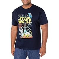 STAR WARS 16strw512wb Camisa, Azul Marino, X-Large para Hombre