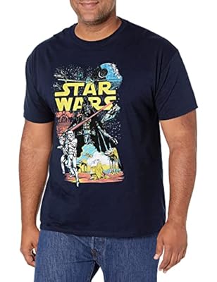 STAR WARS 16strw512wb Camisa, Azul Marino, X-Large para Hombre | Ya disponible en tu tienda friki favorita! En mundofriki.es!