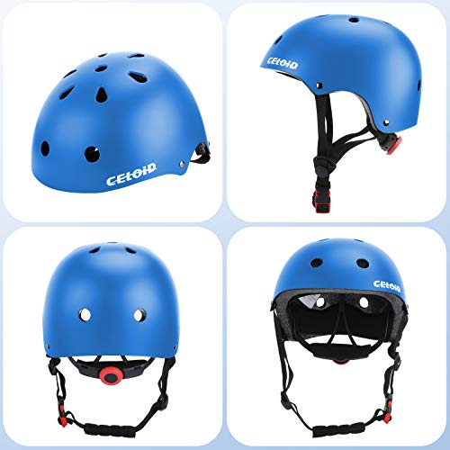 Image of Kids Bike Helmet,Toddler Skateboard Helmets for Ages 2-3-5-8-14 Years Boys Girls，Adjustable Multi-Sport Bicycle Skateboarding Football Roller Skating Scooter Rollerblade Balance Bike Helmet