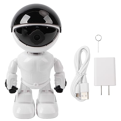 Wireless Security Camera, 1080P Indoor WiFi Robot Camera, Auto Tracking Pan 355° Tilt 45° Home Security Camera with App Control for Baby, Dog Cat, Supported Cloud Storage & TF Card - Image 8