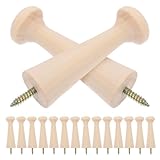 Nettoyage facile : ces porte-serviettes de salle de bain en bois et leurs patères conservent leur aspect d’origine grâce à un simple nettoyage, ainsi une organisation . crochet mural style ferme, patères shaker