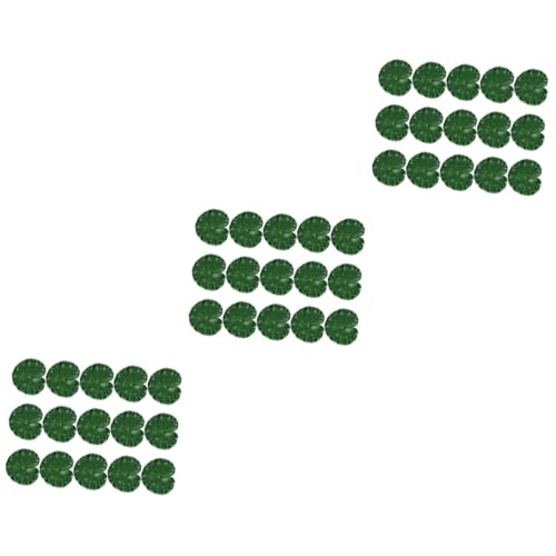 Zerodeko 45piezas Loto Artificiales Flotantes para Decoración De Jardín y Acuario Simulación Realista para Estanques y Eventos