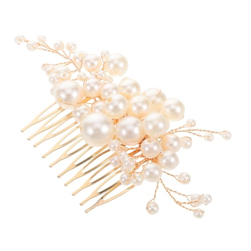 VALICLUD ヴィンテージパールヘアコーム 結婚式用手工芸品 ブライダルヘア