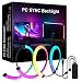Meewata Monitor Backlight RGB LED USB 27 Zoll Screen Sync PC Beleuchtung