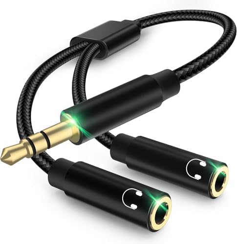 Keepdrum ADA037 - Adattatore per altoparlante jack femmina a