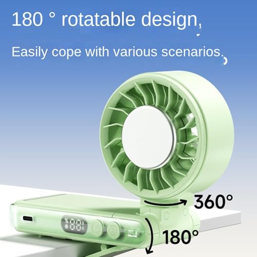 Ventilateur personnel portable de camping et plage avec attache sac à dos - 8