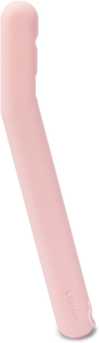 Leaf Shave | Leaf Dermaplaner Cover, Pink - Silicone Travel Case