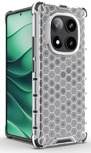 Image of Glasgow Back Case Cover Compatible with [ Poco X7 5G ] (Stylish Design) - Transparent