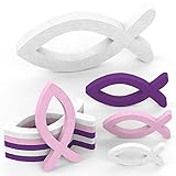 ↬ Verschiedene Anlässe: Ideal für viele festliche Anlässe, Feiern oder Zeremonien wie Kommunion, Hochzeit, Baby-Taufe, Taufe Vintage-Party usw. Machen Sie Ihr Dekor bunter und lustiger.