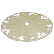 BESPORTBLE Покривало за елха от филц 122 см...