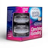 SmartGuard Elite Dental Guard (Twin Pack & Hygiene Case): Less Bulky Mouth Guard for Grinding Teeth | Front-Tooth Night Guard Designed by TMJ Dentist | Relief of Clenching & Grinding | Moldable