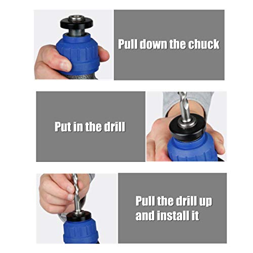 QHYXT 2000 W Hochleistungs-Elektro-Bohrhammer Schlagbohrmaschine Bohrmaschine Multifunktions-Betonbrecher mit… – Bild 7