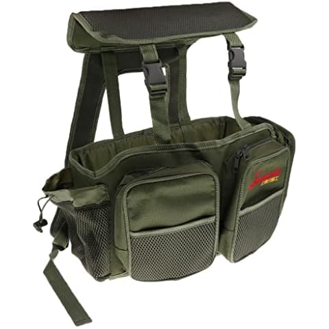 Sharplace Caja de Asiento de Pesca con Arnés Mochila Caja de Asiento Convertidor Cover