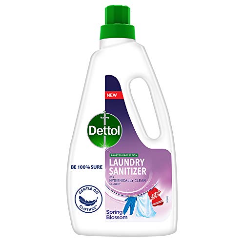 Dettol After Detergent Wash Liquid Laundry Sanitizer, Spring Blossom - 960ml