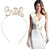 【Decoración ideal】Este juego de accesorios para novia es perfecto para despedidas de soltero, despedidas de soltero, fiestas de compromiso, despedidas de soltero, bodas, máscaras, fotografía, o como accesorio para fotos de boda.