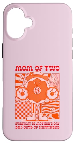 Mom Of Two - Everyday Is ̓ (gOtBbN) X}zP[X iPhone 16 Plus p