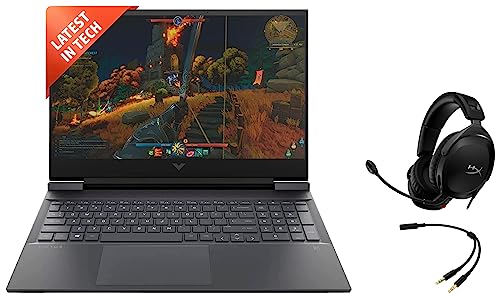 Image of HP Victus Gaming 12th Gen Intel Core i7 12650H 15.6 inch(39.6 cm) FHD Gaming Laptop & HyperX Cloud Stinger Gaming Headset