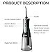 YOUNGDO Irrigador Bucal Portátil Profesional 300ml, Irrigador Dental con 3 Modos de...