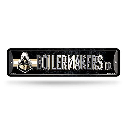 Rico Industries NCAA Purdue Boilermakers Metal Street Sign