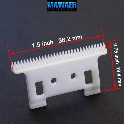 MAWAER FX Trimmer Blade with Ceramic Blades Compatible with BaBylissPRO FX787 & FX726 Trimmer,FX707Z Replacement Blades for BaByliss PRO Barberology Trimmer Blade