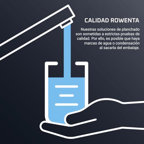 Rowenta Easy Steam - Centro de planchado de 2400 W, Alta presión 5,4 bares, Golpe de vapor de 210 g/min, Vapor continuo de 110 g/min, Suela Airglide con depósito de 1,4 L y Modo Eco, VR5120