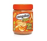 Conguitos Crema de Cacahuete 100%, Peanut Cream, 340 gr, Apto para Veganos