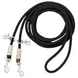 Tough 1 Royal King Cord Draw Reins, Black