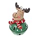 STOBOK Bambola di Natale Campana Renna Figurine Campana Bambola Appesa Jingle Bell di Natale Figurine Jingle Bell Ornament
