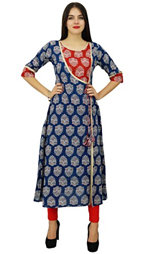 Bimba Concepteur Indien Style Angrakha Kurta Usure Ethnique Formelle Kurti