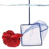 SunGrow Betta Net, 5×4 Inches with 11 Inches Handle, Extra Soft Nylon Net, Easy Routine Tank Maintenance