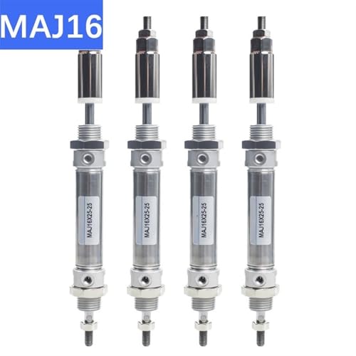 Mini vérin pneumatique MAJ16 alésage 16mm course réglable piston