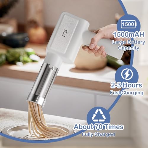 image for FGJ Pasta Maker, Portable Electric Pasta Maker Machine, All-in-one Cor