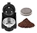 Produktbild Kalorik Kaffeeautomat mit 4 Aufsätzen, geeignet für Nespresso Dolce Gusto Senso-Pads & gemahlenen Kaffee Wassertank 0,6 Liter 1450 Watt Schwarz