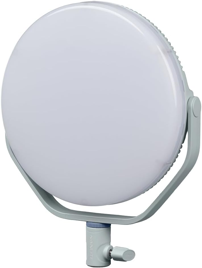 NanLite miro 60C 60W RGBW LED Round Panel Light, Mint Blue