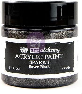 Prima Marketing 655350964146 Art Alchemy-Sparks-Raven Black 50ml