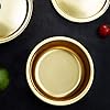 Korean Ramen Noodle Pot Yellow Aluminum Stockpot Noodles Pot for Cooking Lovers 16cm & 20cm (Yellow aluminum wine bowl) #4