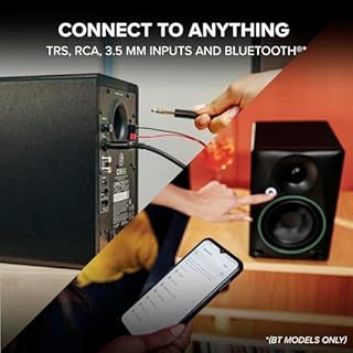 Mackie CR3.5 3.5" Creative Reference Powered Studio Monitors with Tone Knob and Location Switch — Active Speakers for Music Production, Desktop Computer, Gaming, HiFi Listening