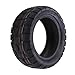 10 Inch Electric Scooter Tire, 90/55-6 Off Road Vacuum Tire, Explosion-proof Rubber Solid Tubeless Wheels Front Rear Black Scooter Tyre Replacement