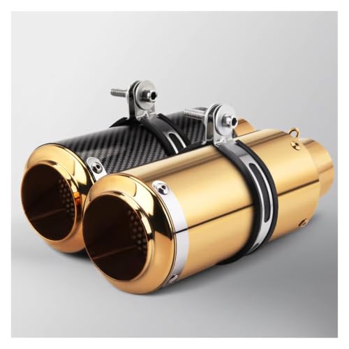 Tuyau d'échappement moto acier inoxydable 51mm silencieux universel TYPE-B - 6