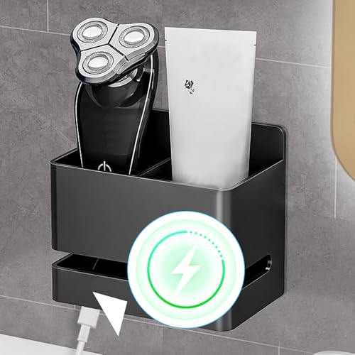 Support brosse à dents électrique mural pour grand rangement - 7