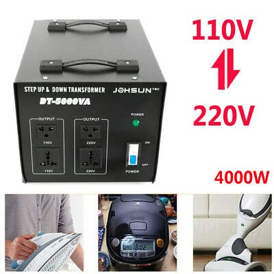 Transformador de tensión convertidor de voltaje Step Up/Down, 4000 W, 110 V y 220 V, convertidor de corriente para máquina