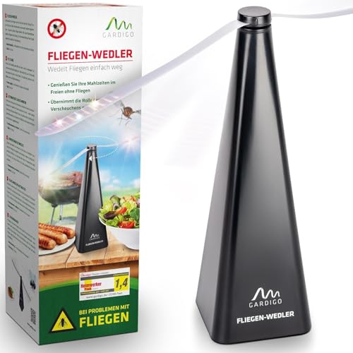 GARDIGO® Fliegenwedler| Fliegenabwehr für den Tisch |...