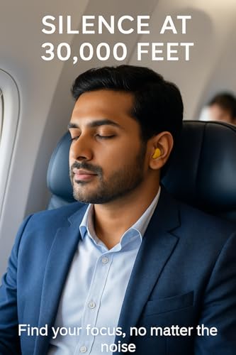Image of Aseem Ultra Soft Foam Ear plugs for noise cancellation, Ultra Comfortable Premium Noise Reducing ear plugs for sleeping, Loud Sound Reduction, 36 dB Noise Reduction, 60 Pair