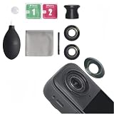 Replacement Lens Compatible with Insta360 X5, Protective Glass for Panoramic Camera (2 Sets)