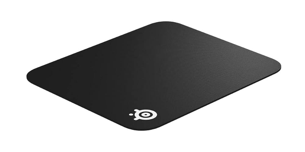 SteelSeries QcK Gaming Mouse Pad - Small Cloth - Optimized For Gaming Sensors - 9.8L x 8.3W inches - Classic - Black