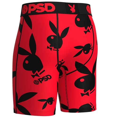 PSD Men's Playboy Allover Modal Boxer Briefs, Multi, XS3