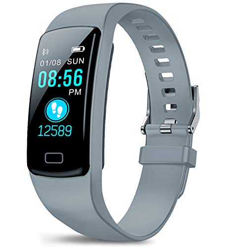 Fitness Tracker - Activity Tracker with Heart Rate Monitor - Fitness Watch Waterproof Smart Watch with Step Counter - Pedometer Watch for Kids Women and Men