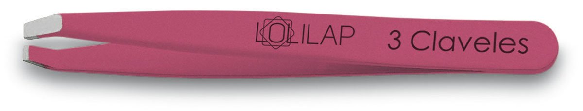 3 Claveles Lolilap Pinza Depilar, Cangrejo De 9.5 Cm, Rosa