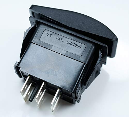 2X Carling Technologies (VLD1S00B-AZC00-000) Rocker Switches DP (ON) Off(ON) 20A 12V Sealed Non-il